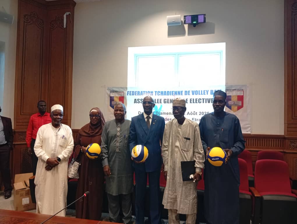 Idriss Dokony Adiker reconduit à la tête de la Fédération Tchadienne de Volleyball