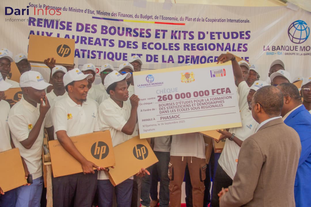 Education : l’Inseed octroie des bourses aux 50 aux lauréats tchadiens des écoles régionales de statistiques et de démographie